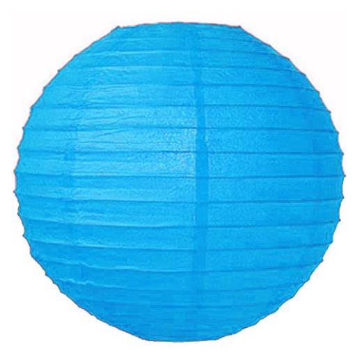 14in. Turquoise Paper Lantern